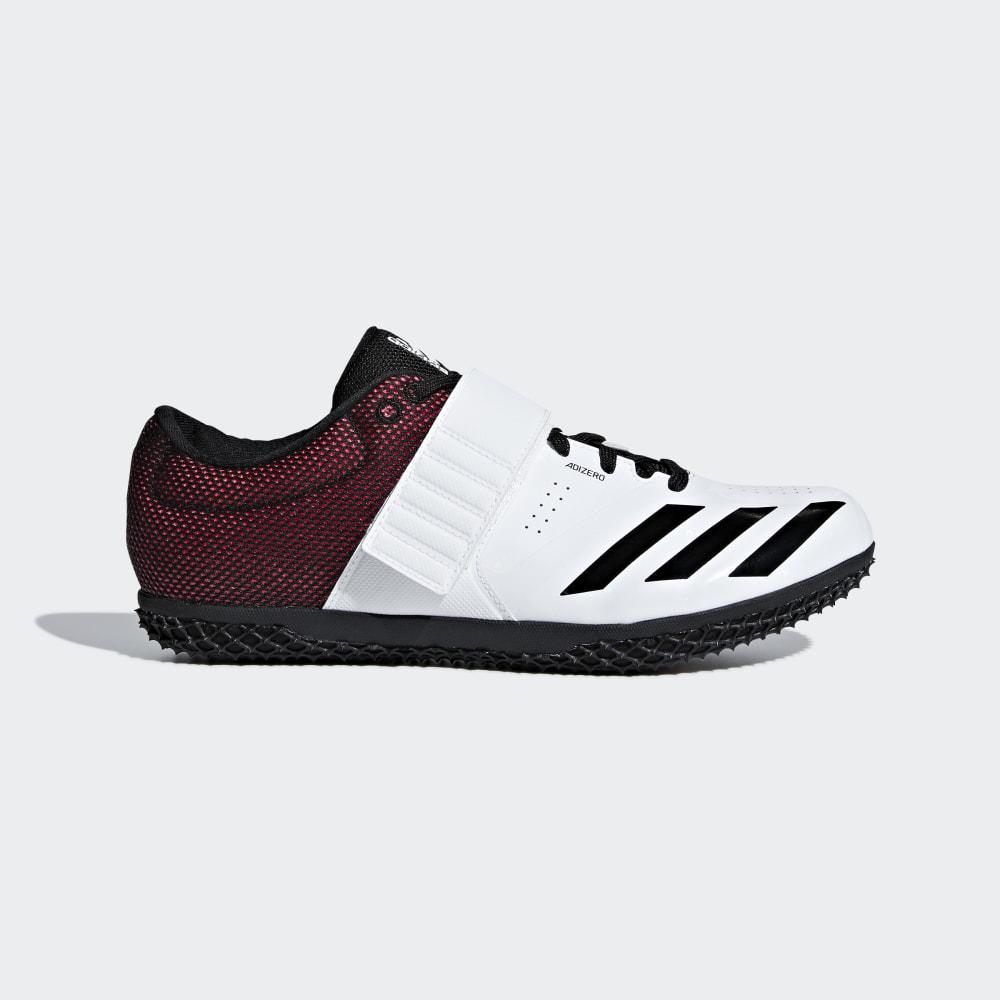 Cuie Atletism Adidas adizero Inalti Jump Barbati Romania - Albi/Negrii/Rosii B37490